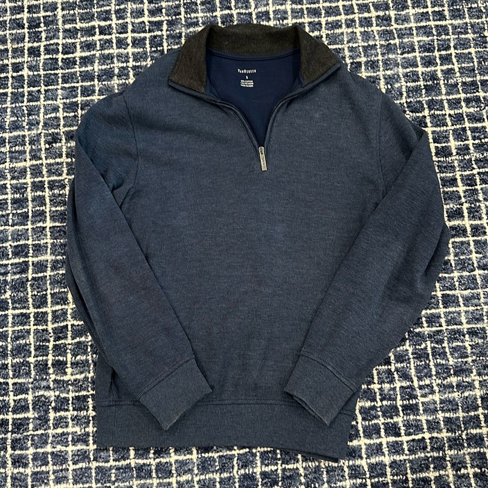 Van Heusen Navy Quarter Zip